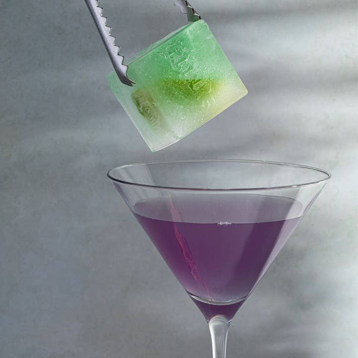 DrinksPlinks - Wholesale Ice Tray/Mold - SHAPES - Big Bold Megacubes Ice Cube Tray