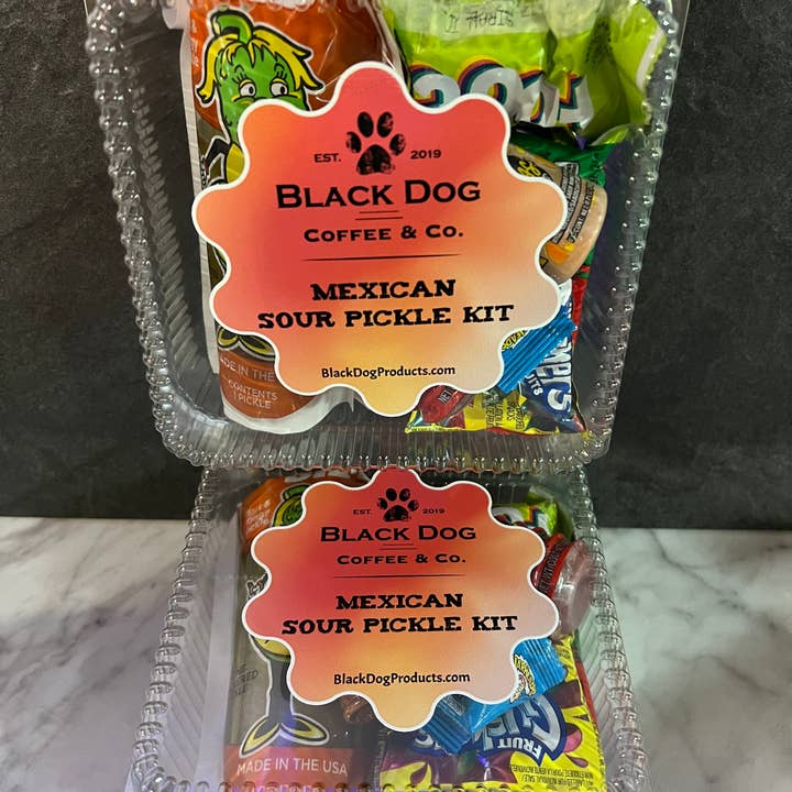 Black Dog Coffee & Co. ‘LLC - Wholesale Gummy - Mexican Sour Pickle Kit | Chamoy & Tajin
