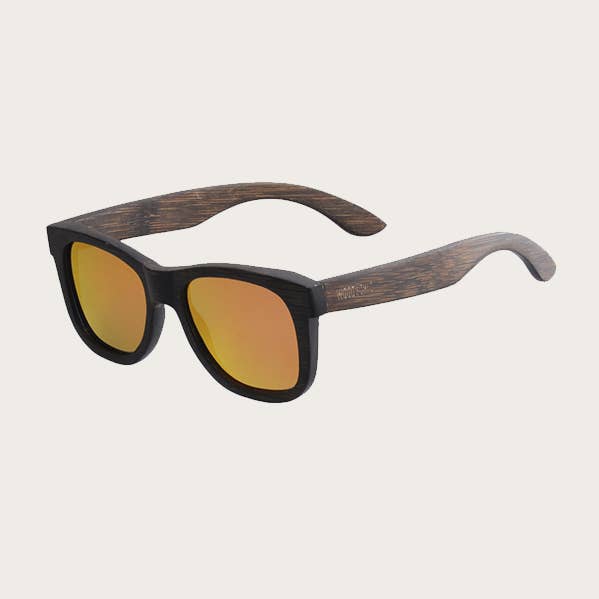 Wood&Chic - Wholesale Sunglasses - Unisex - Unisex UV400 Wooden Sunglasses - Ginkgo0