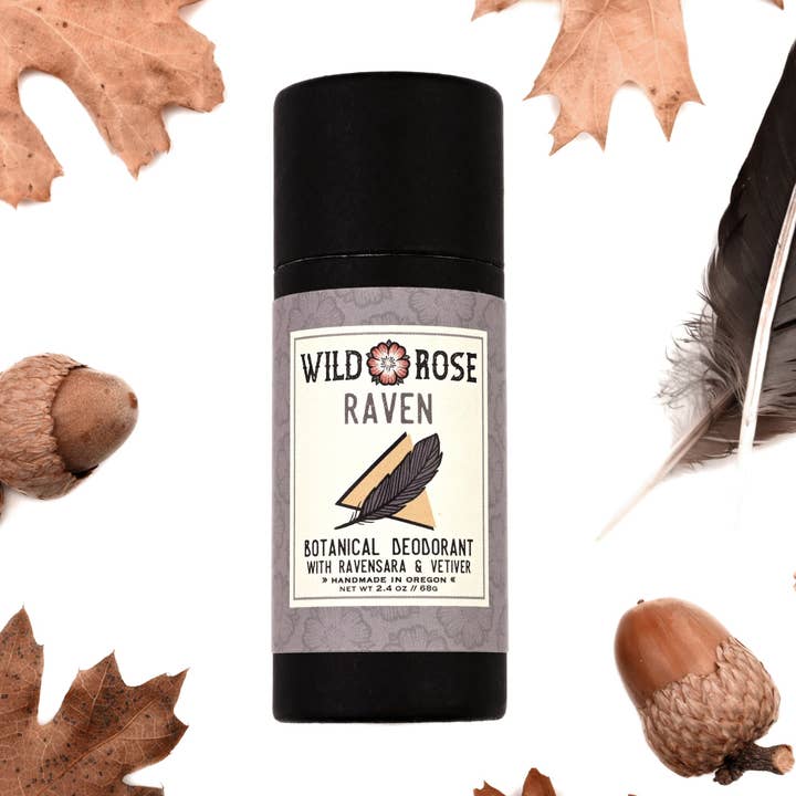Raven - Botanical Deodorant for wholesale by Wild Rose Herbs
