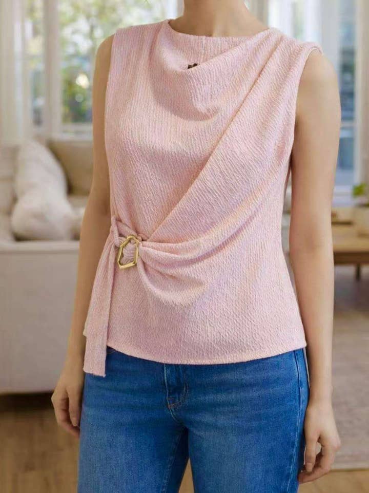 TEXTURED ELEGANCE TOP for wholesale by L.STEVEN