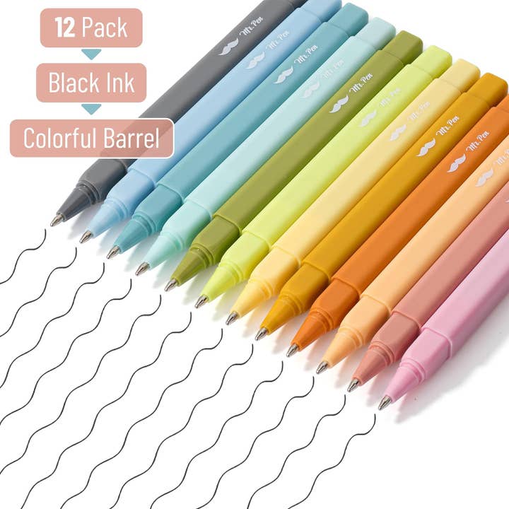 Mr. Pen – Großhandel Stift – Mr. Pen Aesthetic Stifte, 12er-Pack