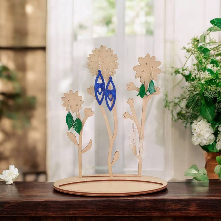 BoisMagique – wholesale Jewellery stand & display – Jewelry holder - Delicate flowers