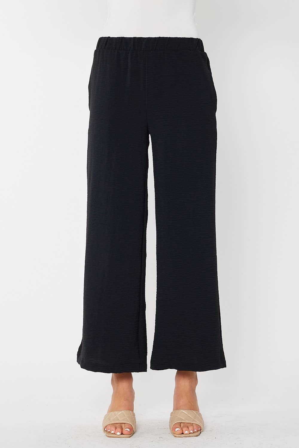 FSL Apparel - Vente Pantalon – femme - SP7036 - PANTALON À ENFILER UNI FLUIDE À JAMBE LARGE19