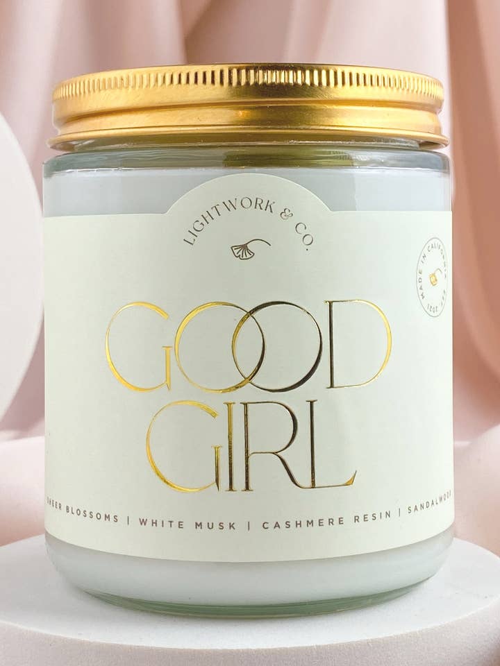 Good Girl Candle for wholesale by Lightwork & Co.
