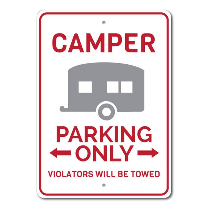 Cartel de aparcamiento para caravanas para venta al por mayor de Lizton Sign Shop, Inc