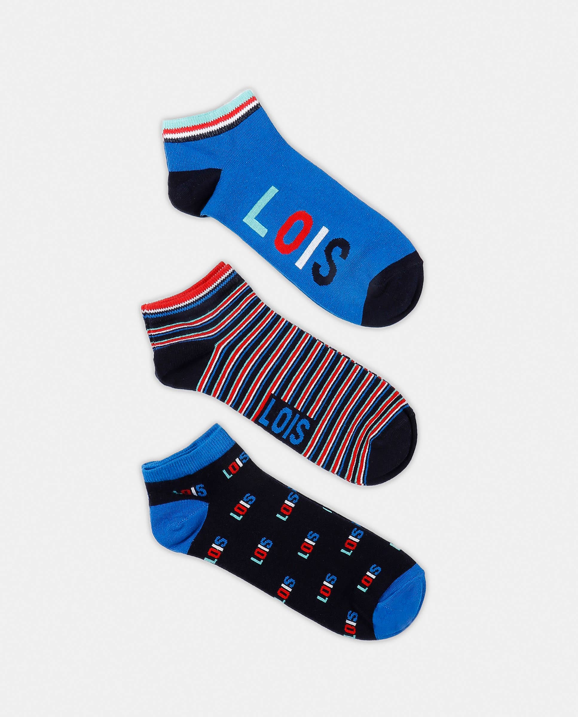 SORTIMENT LOIS Lois Earth Ankelstrumpor för män, (Låda med... för wholesale på Faire0