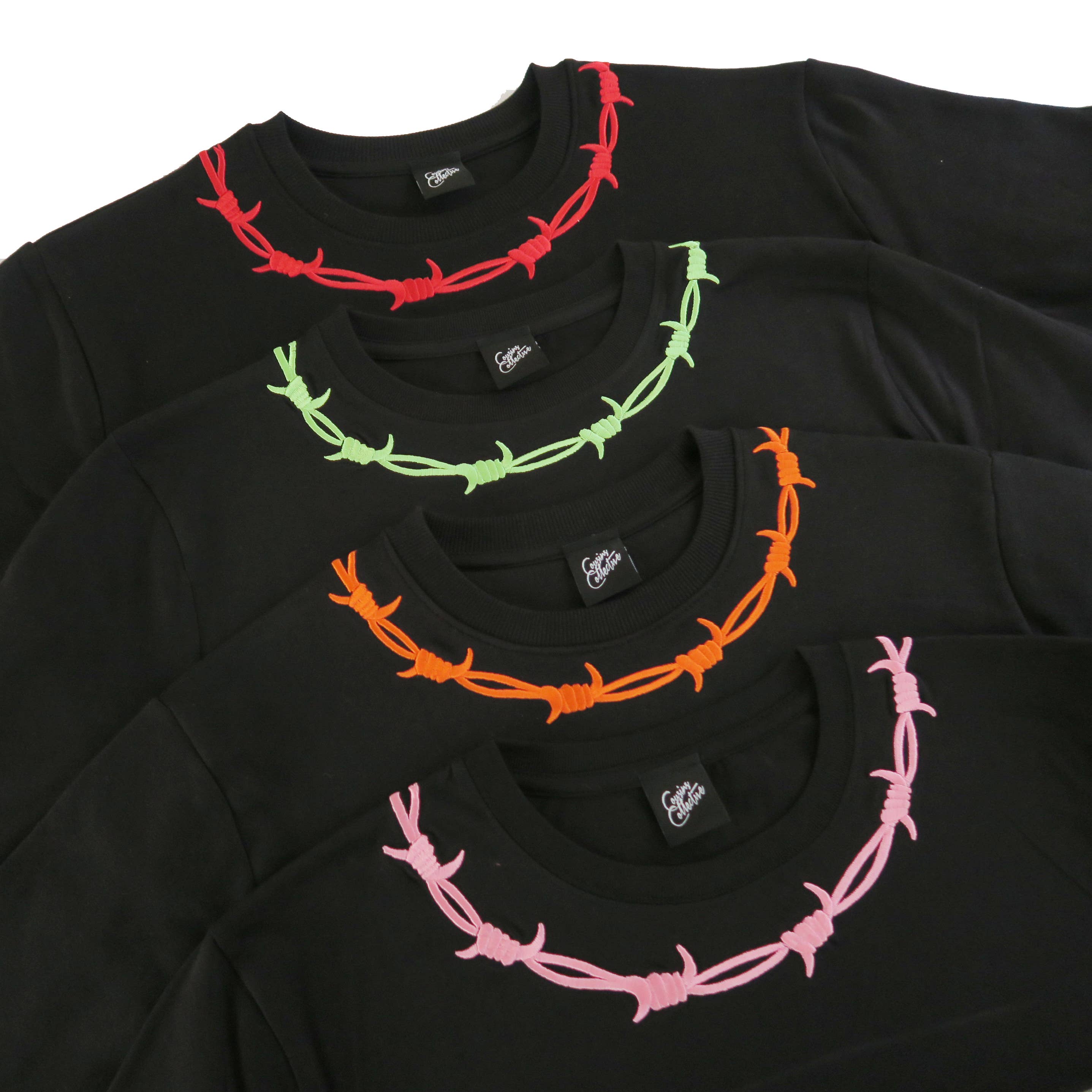 Cousins Collective - Wholesale T-Shirt - Unisex - Barbed Wire Tattoo Embroidered Unisex T-shirt6