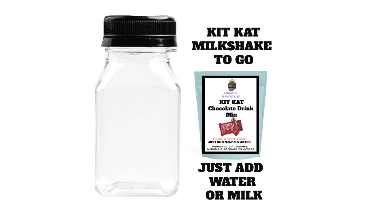 Maqoba - Venta al por mayor Preparado de chocolate caliente - ¡Mezcla de batido de KitKat en botella! ¡Vierte, agita y listo!