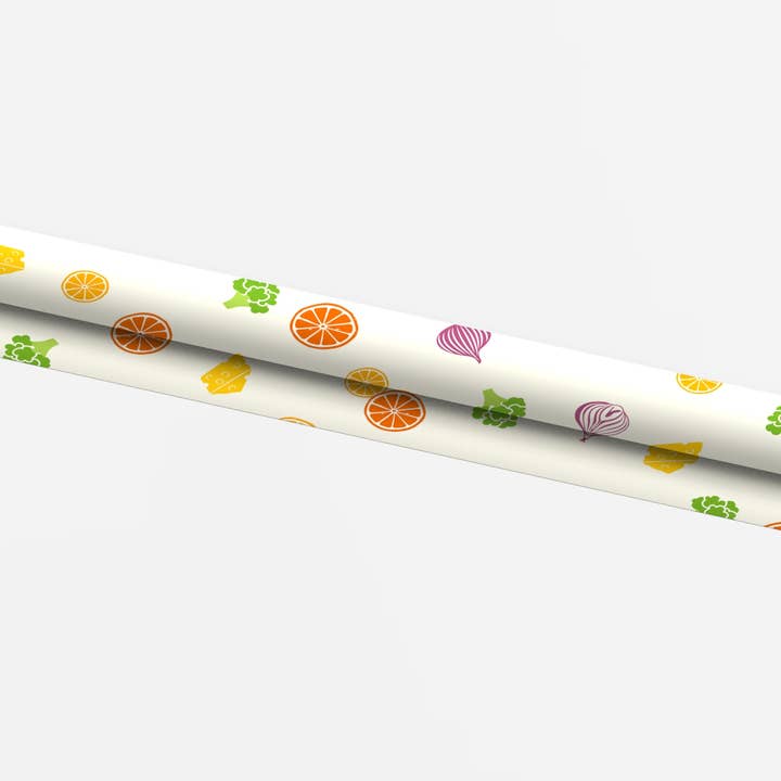 NUTS Innovations - Wholesale Food storage wrap/bag - Beeswax cloth roll - vegetables & fruits2