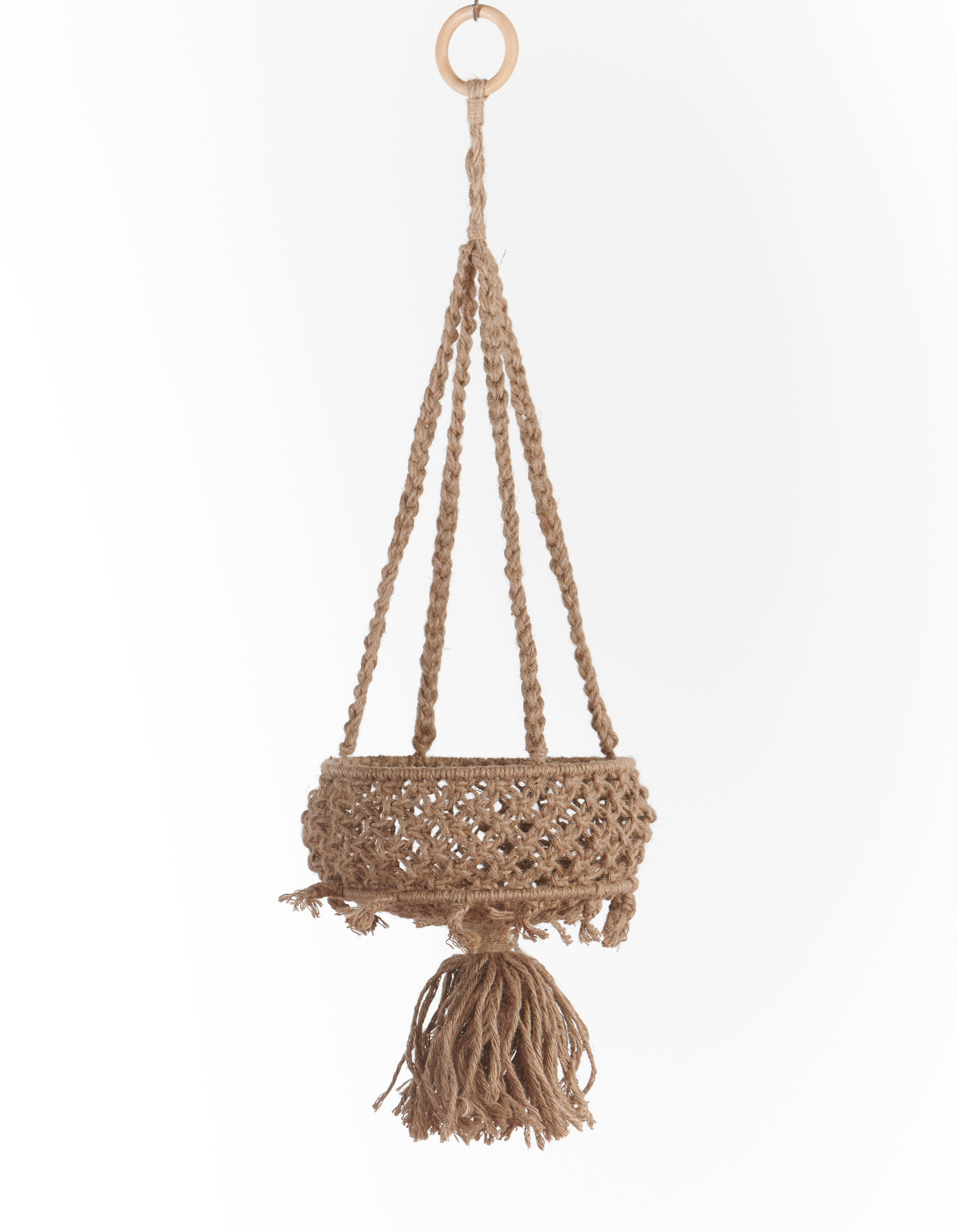 Primitive Planters - Wholesale Hanging Planter - Hanging Utility Basket - Jute1