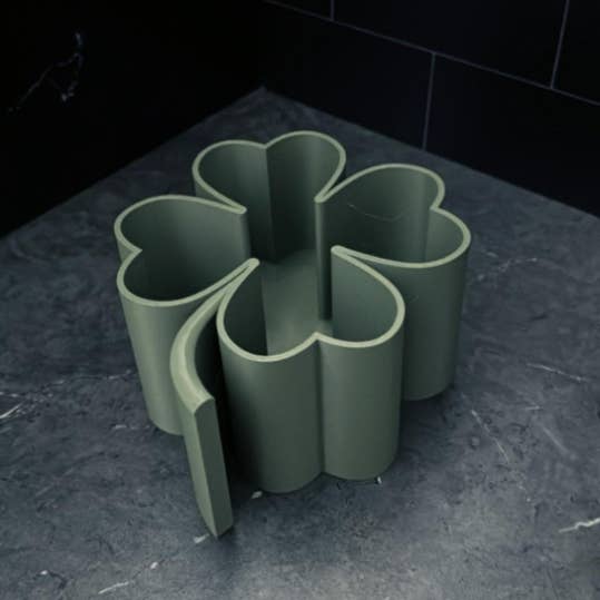 Peachy Pilea - Wholesale Plant Pot - Four Leaf Clover Planter | More Colors Available3