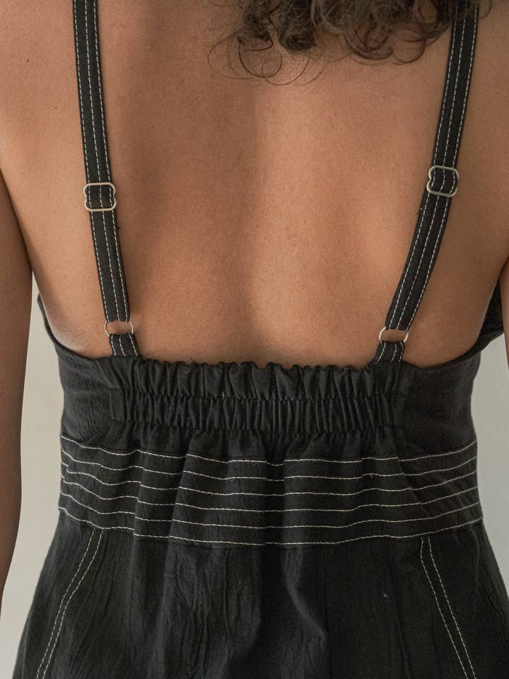Eva Maxi Dress - Black for wholesale on Faire