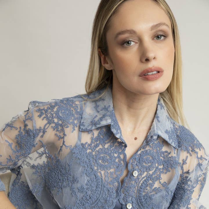 Melina shirt for wholesale by Chez Moi