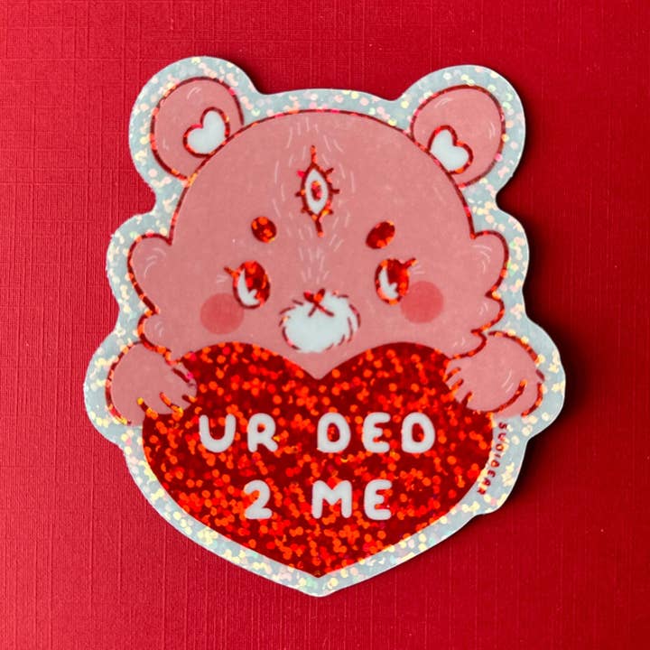 UR Dead 2 Me Vinyl Holo Sticker for wholesale by SudiBear