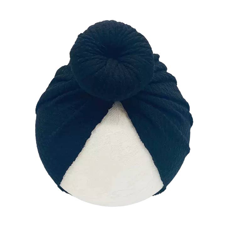 Turbanknoten für Babys Schwarz für den Großhandel von ILLYTRILLY