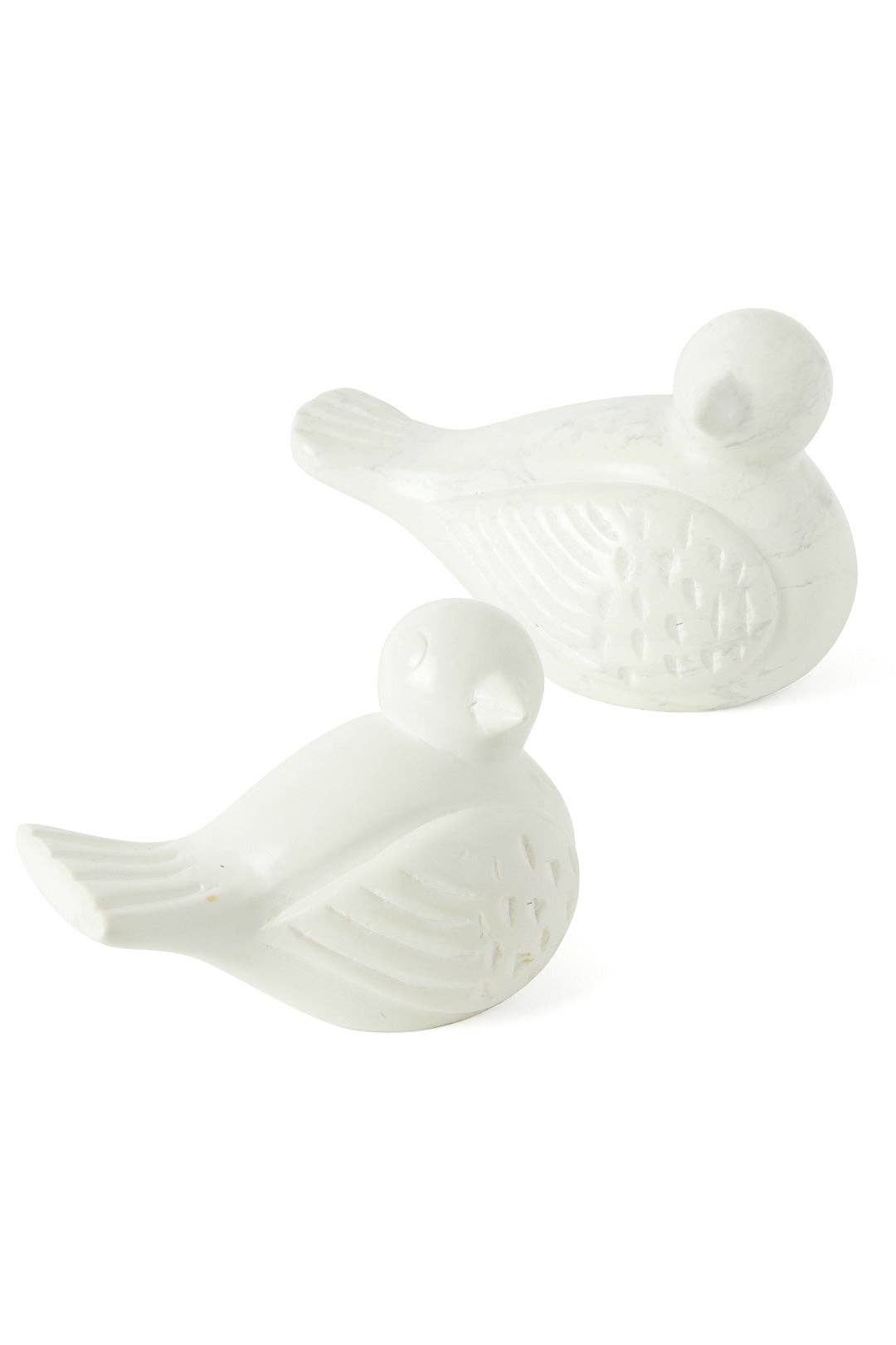 Swahili | AFRICAN MODERN - Wholesale Sculpture - Small Natural Soapstone Songbird3