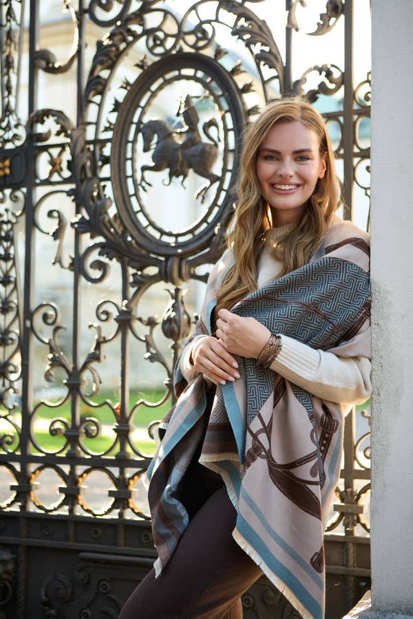 SAACHI – Großhandel Schal – Damen – Reversible Reitschal.3