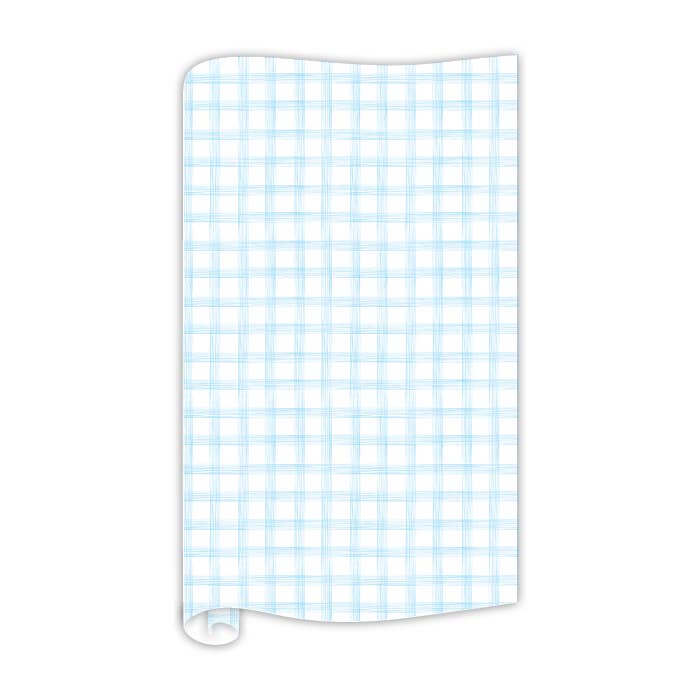 Carta da regalo scozzese blu delicata dipinta a mano per la vendita all'ingrosso da parte di RosanneBeck Collections