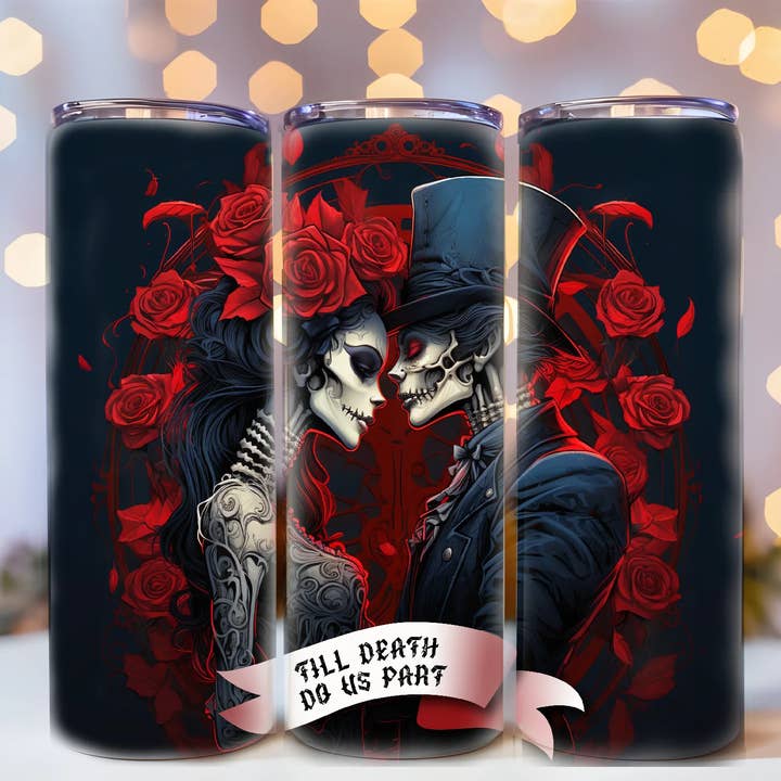 Til døden os skiller 20oz tumbler fysisk genstand for engroshandel hos Justified Madness1