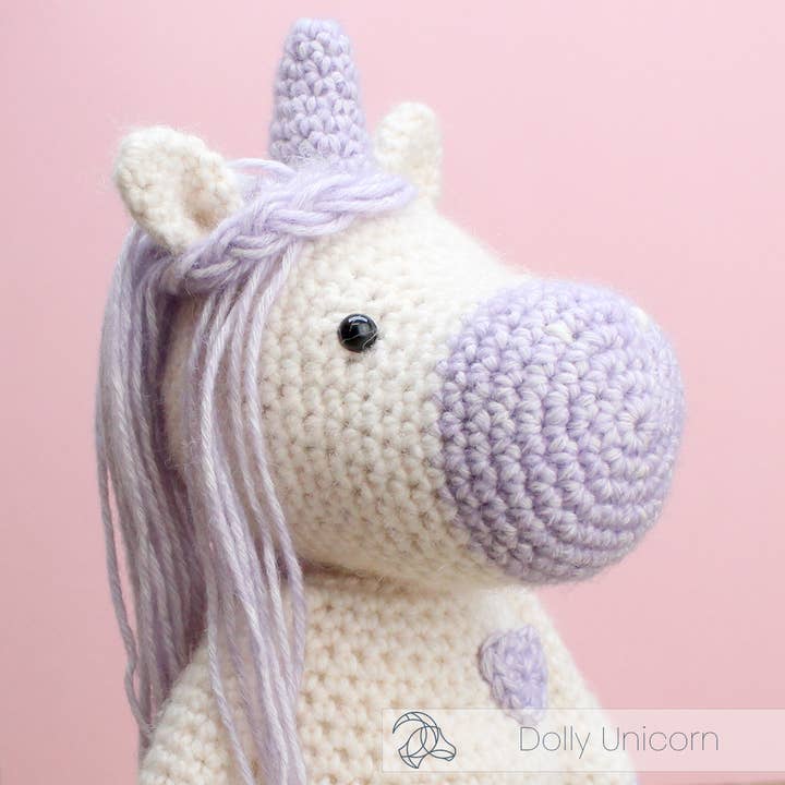 Hardicraft - Vente Accessoire de tricot/crochet - Kit de crochet à faire soi-même - Dolly Unicorn