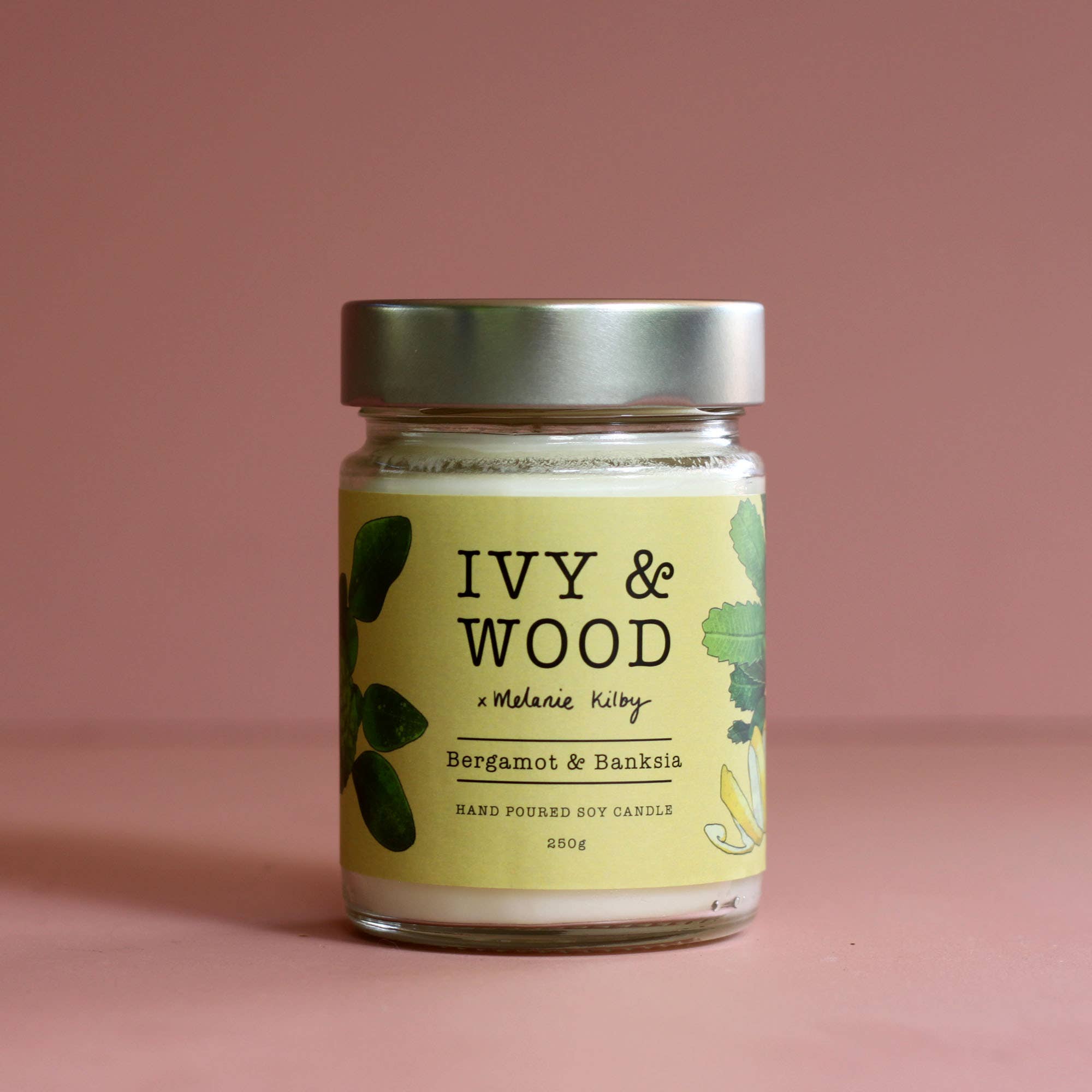 Ivy & Wood – wholesale Jar/filled candle – Australiana: Bergamot & Banksia Soy Candle4