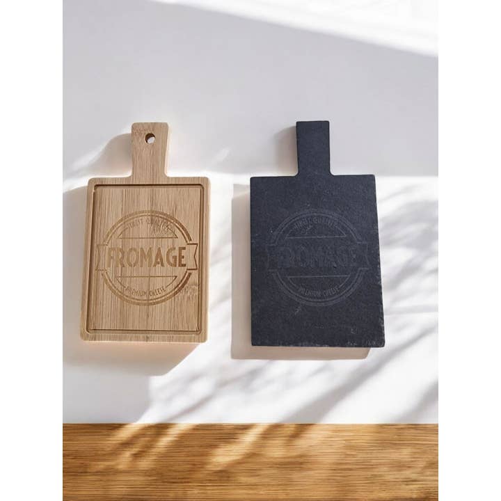 Geko Products – wholesale Kitchen appliance – Wood & Slate Mini Platters, Display Pack of 24