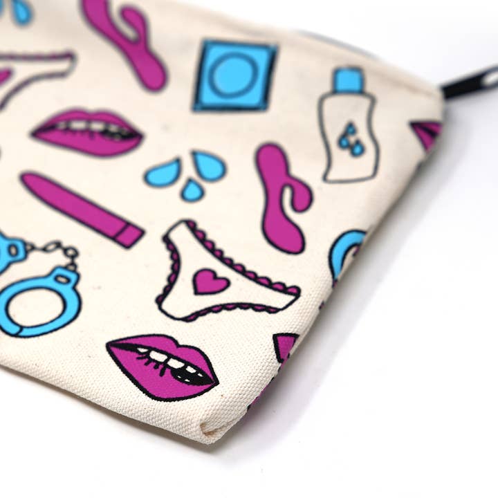 Unblushing - Wholesale Makeup/Cosmetic Bag - Sexy Kinky Bag - Sexy Gift - Sex Store Gift - Made in the US