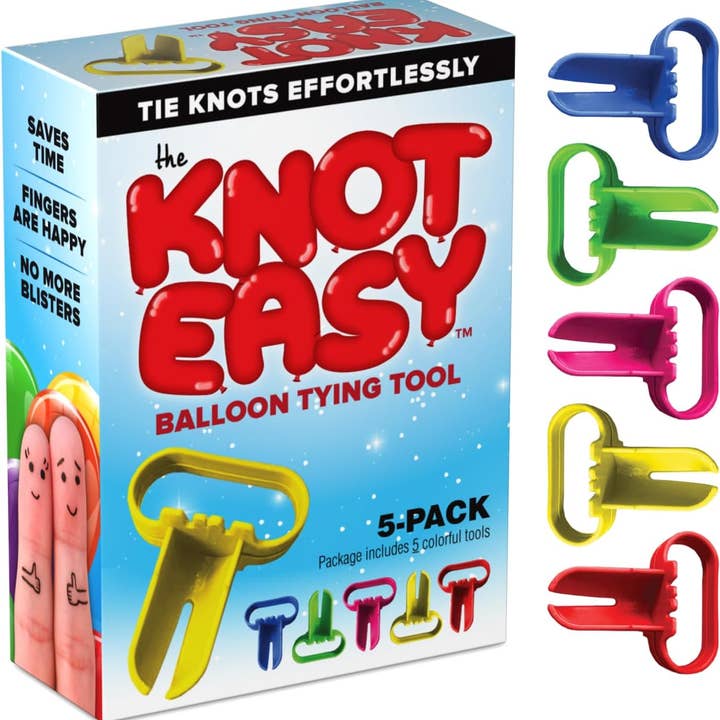 Knot Easy Balloon Tie Tool (5 Pack) for wholesale by Smith Brands