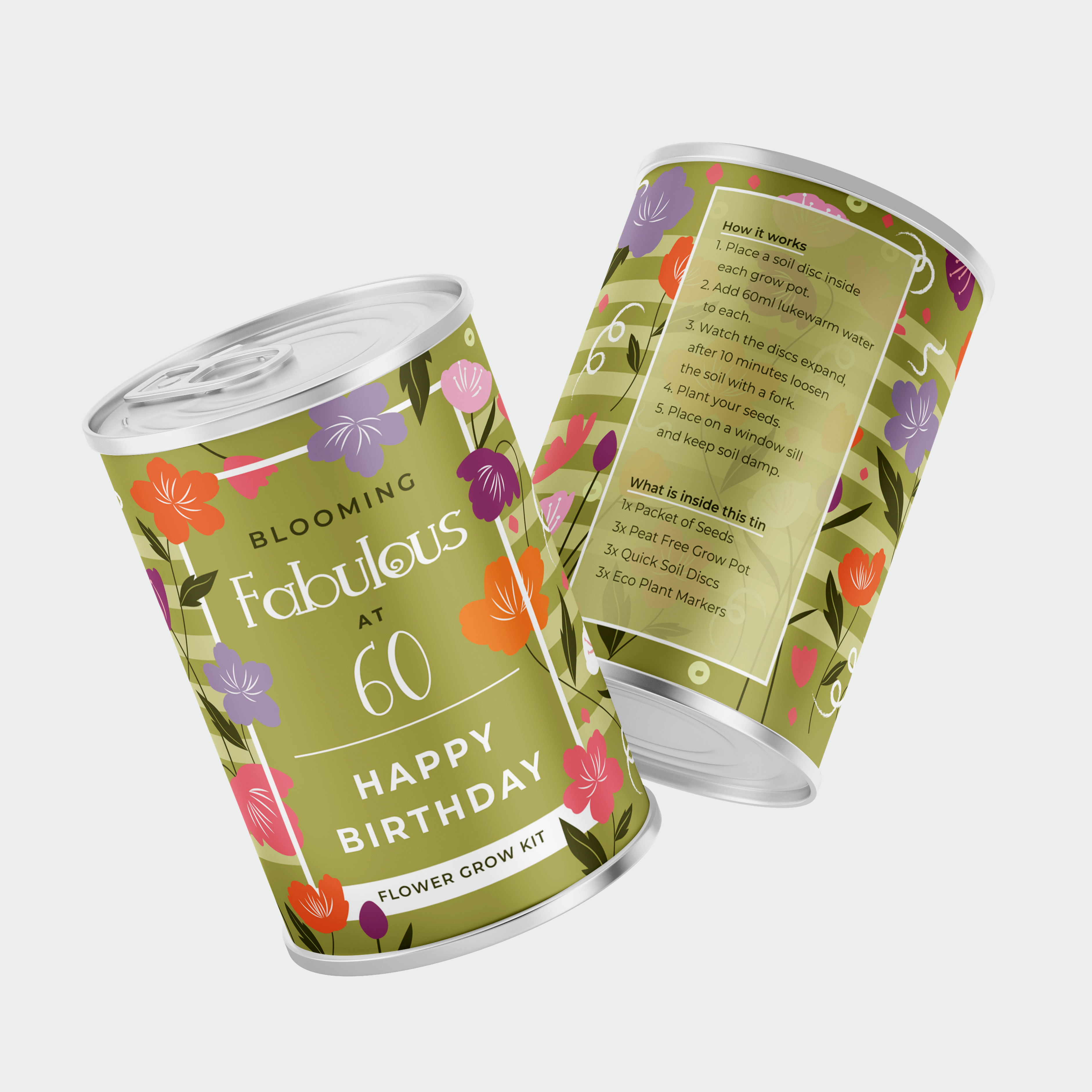 Alphabet Gifts - Wholesale Plant Seeds - Blooming Fabulous – Milestone Birthday Flower Starter Pack1