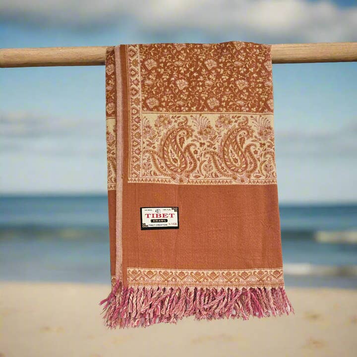 Tibet Handicrafts LLC - Vendita all'ingrosso Stola - Donna - Lo Scialle Basic Con Stile0