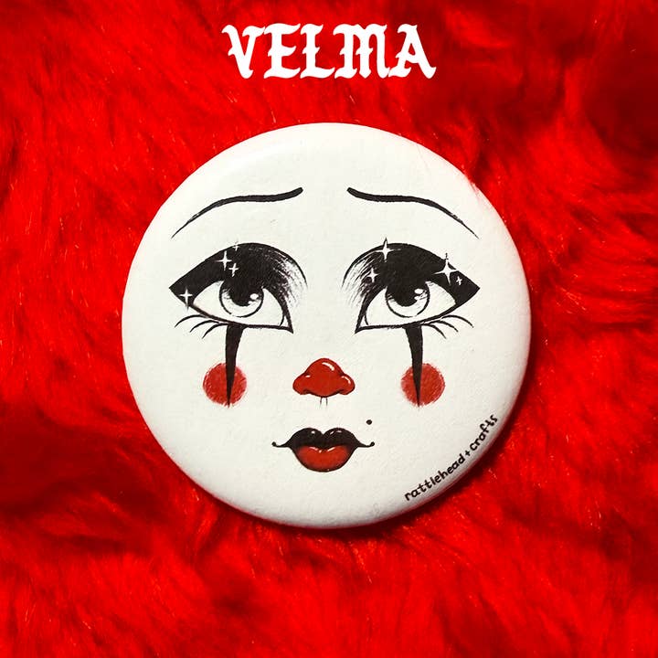 Rattlehead Crafts - Wholesale Lapel Pin/Button - Clown Face Buttons6