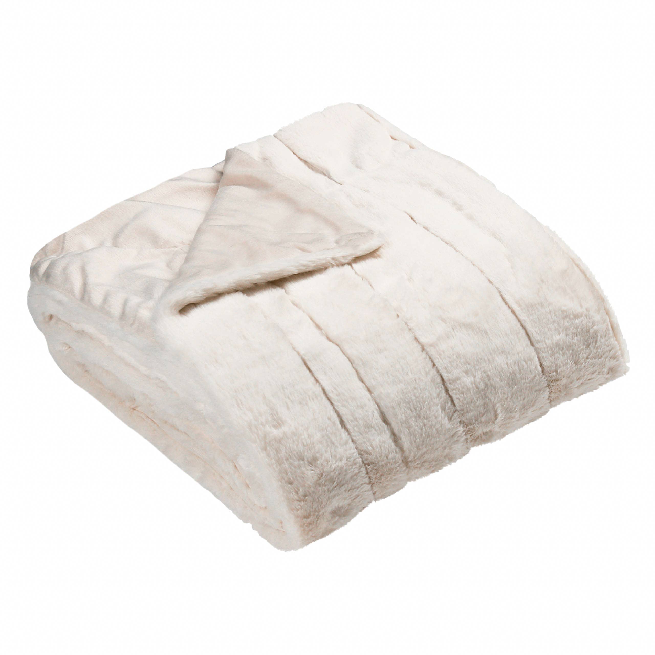 Empress Faux Fur Throw Cream for wholesale on Faire2