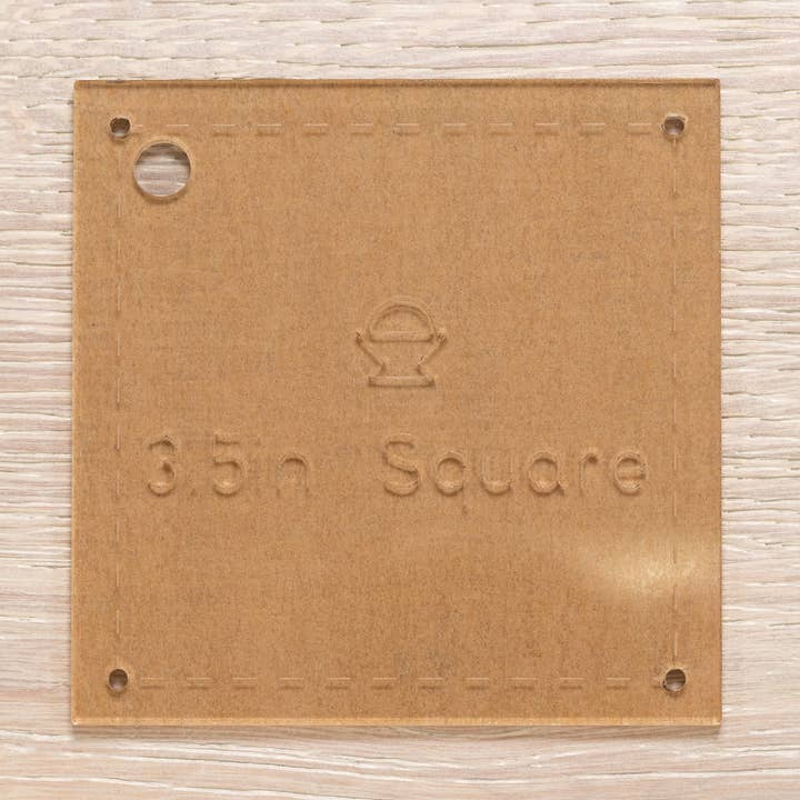 3.5" Square Templates for wholesale by Laundry Basket Quilts