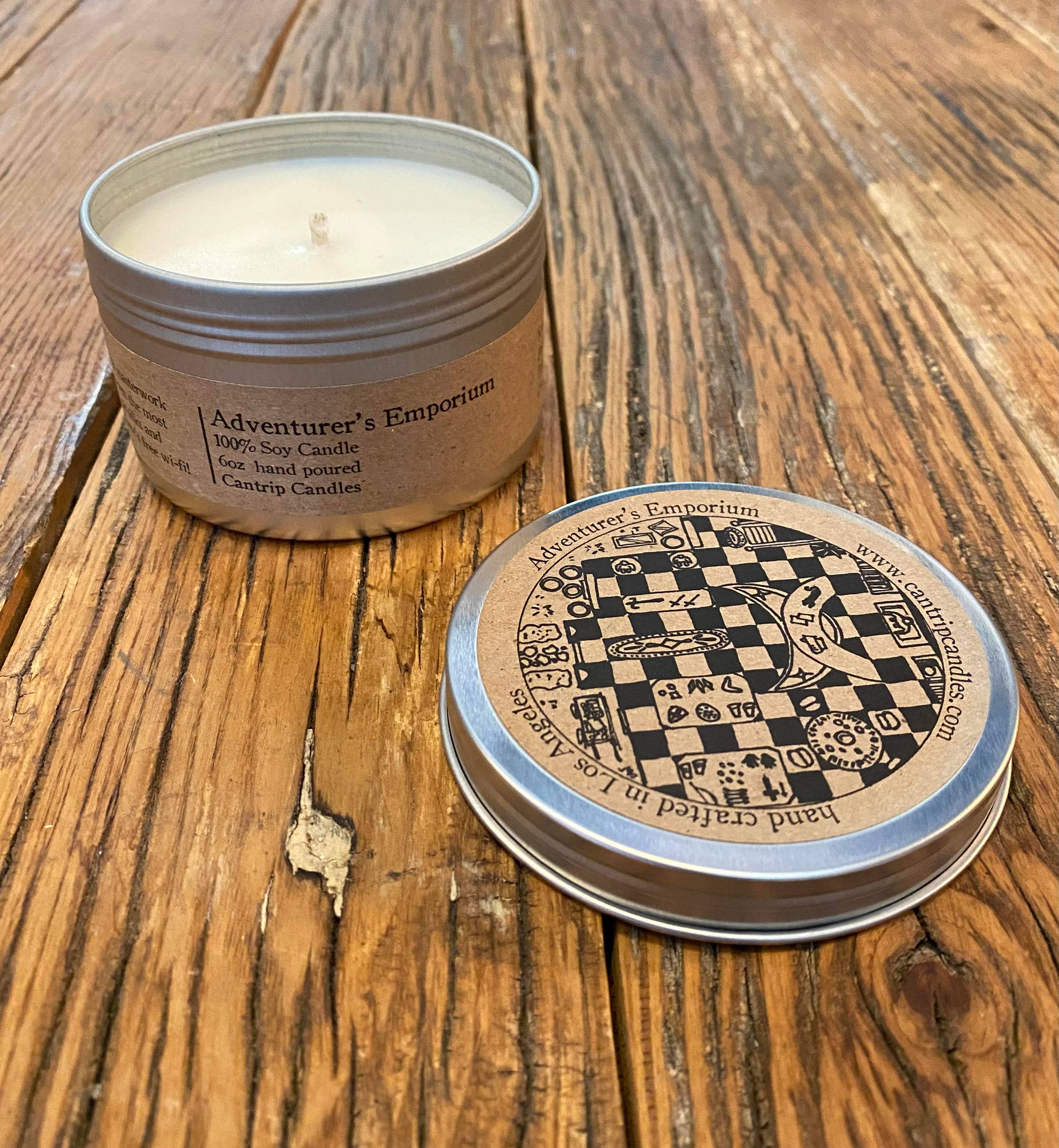 Cantrip Candles - Wholesale Travel Candles - Adventurer's Emporium 6oz Candle0