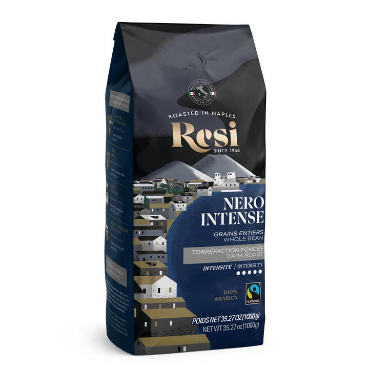 Nero Intense 100% Arabica 1kg Beans for wholesale by Resi Bras srl