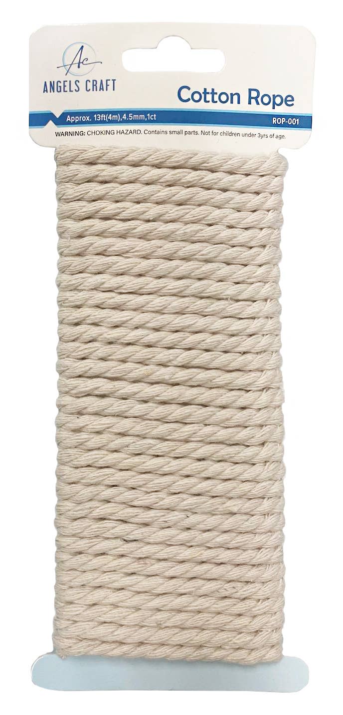 Angels Craft - Wholesale Craft Supplies - Assorted Cotton Rope – 1ct0