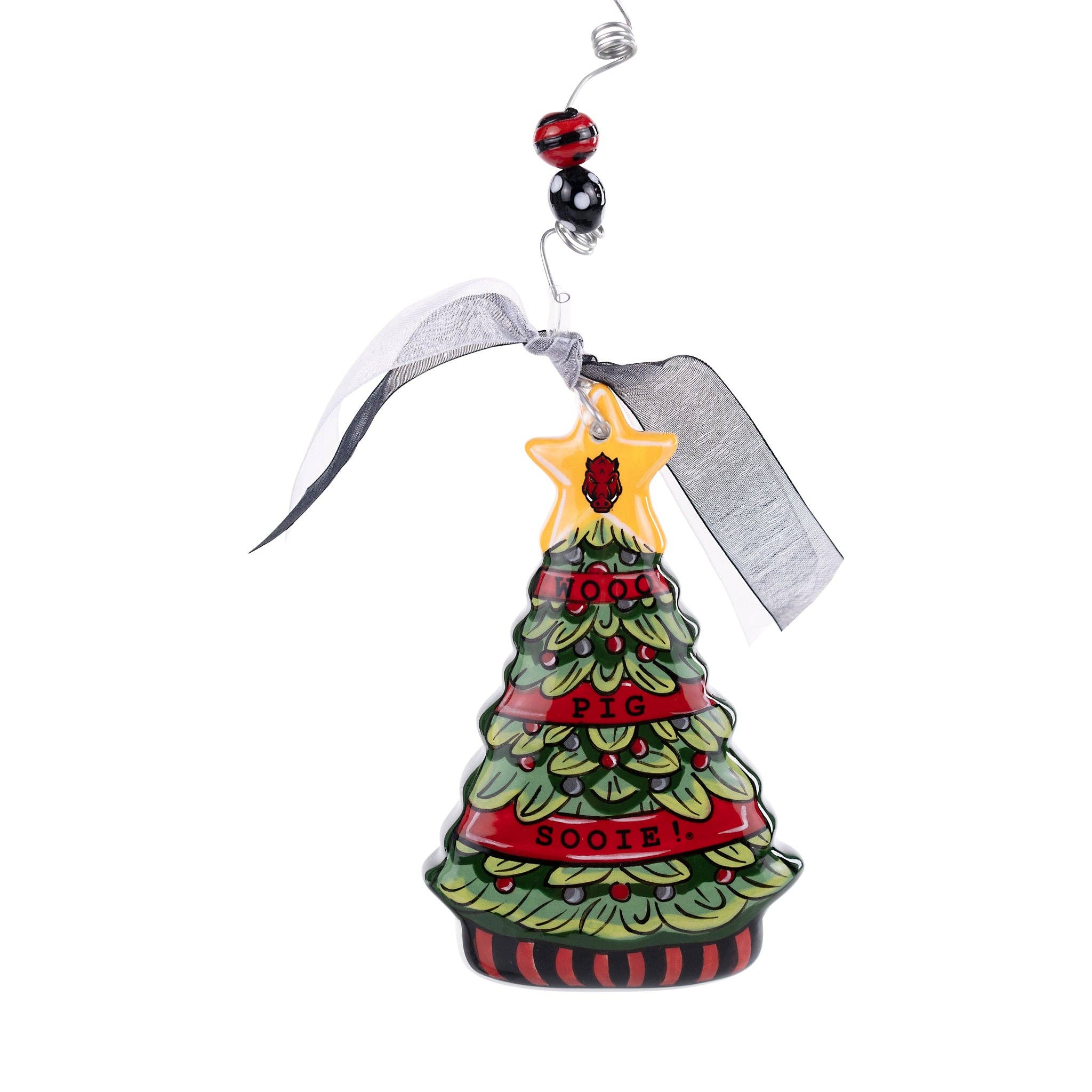 Glory Haus - Wholesale Ornament - Arkansas Tree Puff Ornament0