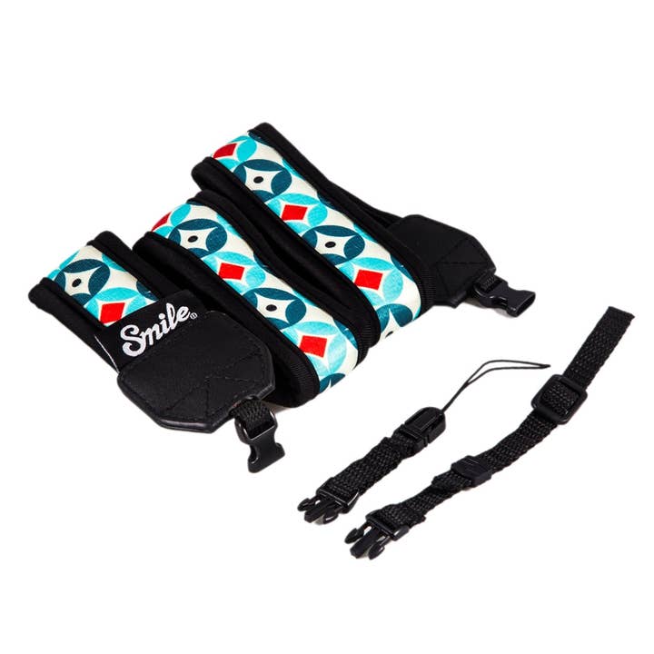 Smile - Wholesale Camera Strap - HANG UP! Strap for all types of Camera, SLR, DSLR, Mirrorless BLUE MOD2