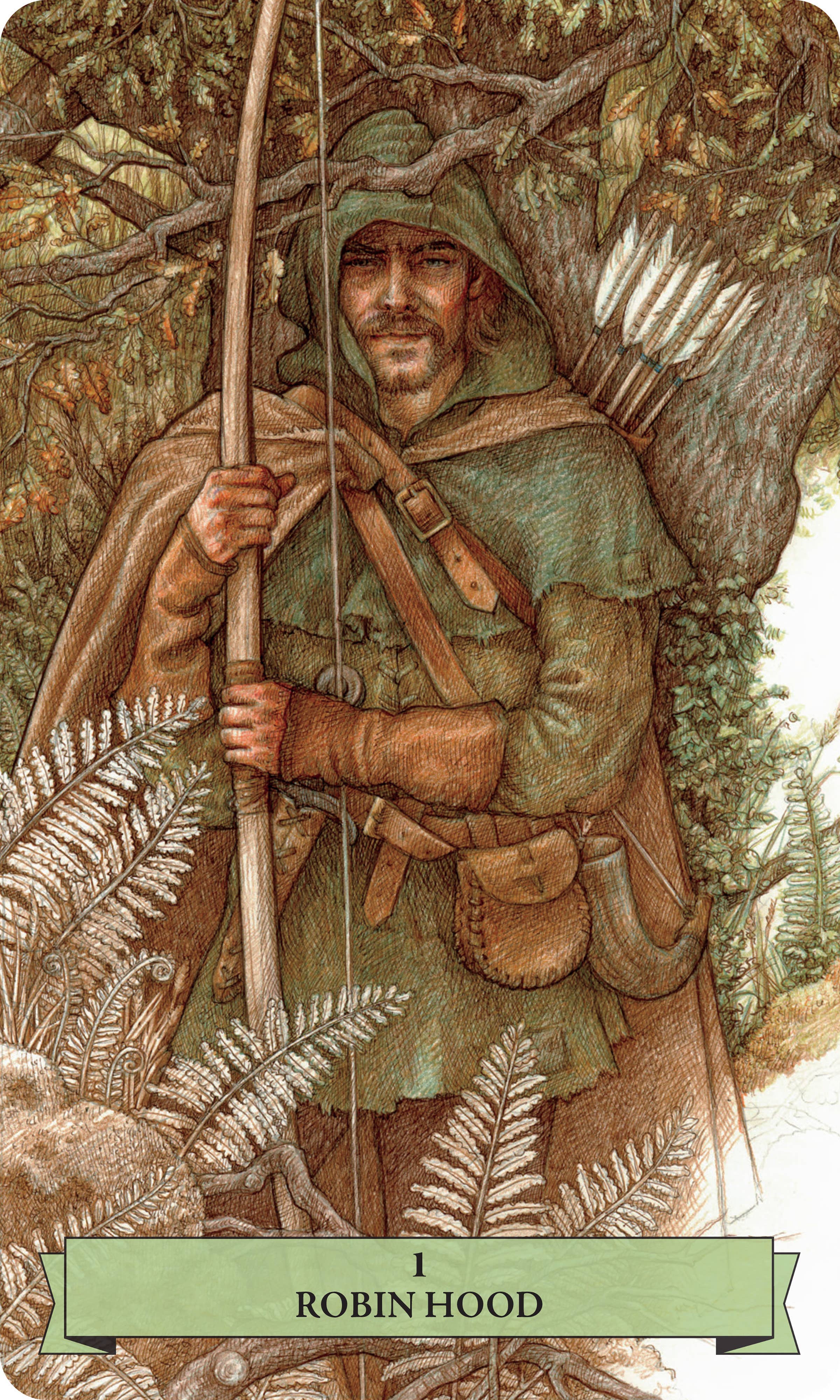 Hachette Book Group - Wholesale Tarot Cards - The Sherwood Oracle: Hidden Lore of the Wild Forest3