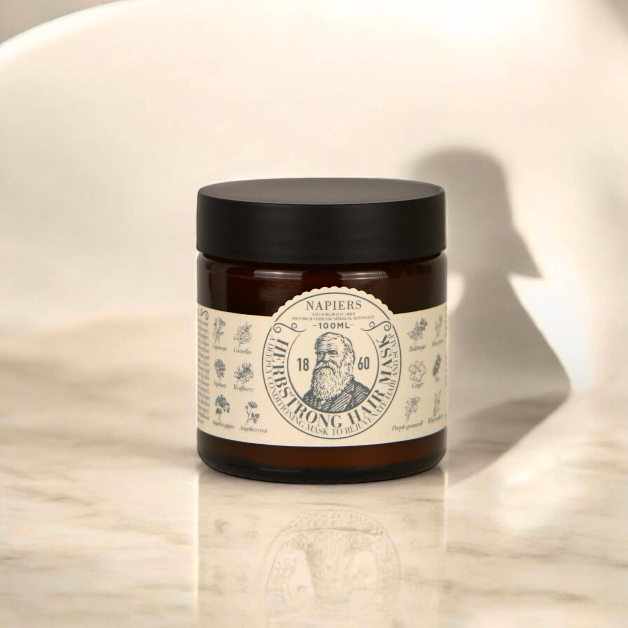 Napiers - Vente Après-shampoing - Masque revitalisant pour cheveux Napiers Herbstrong4