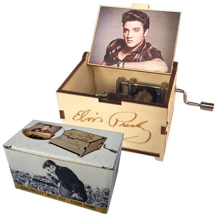 The Laser's Edge LLC - Wholesale Decorative Tabletop Object - Elvis Presley Mini Music Box8