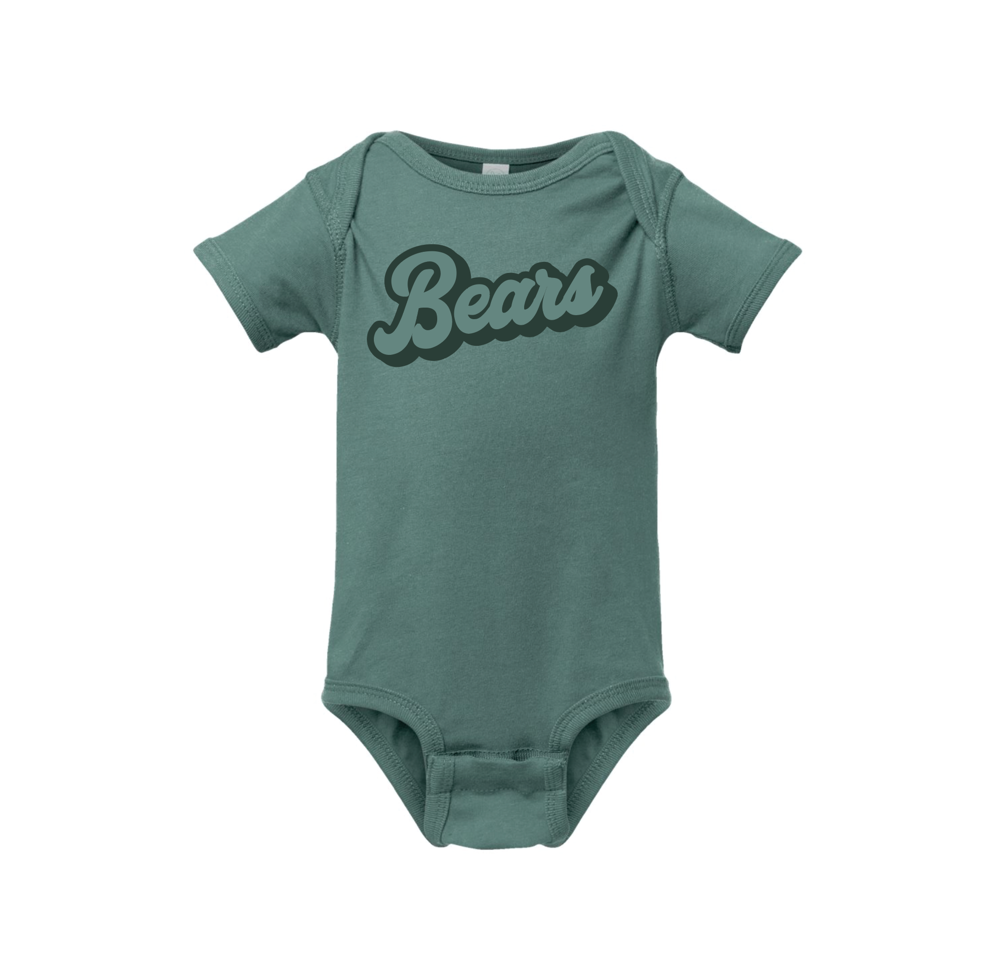 The Chester Drawer – Engroshandel T-shirt med print - Unisex – Bears Haglos Grøn + Guld5