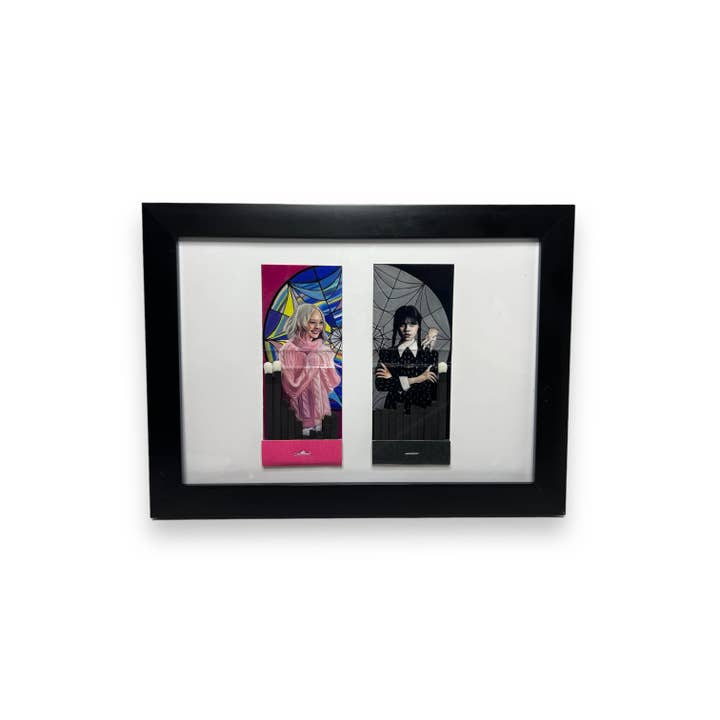 Wednesday and Enid Set gerahmt für den Großhandel von King Margot