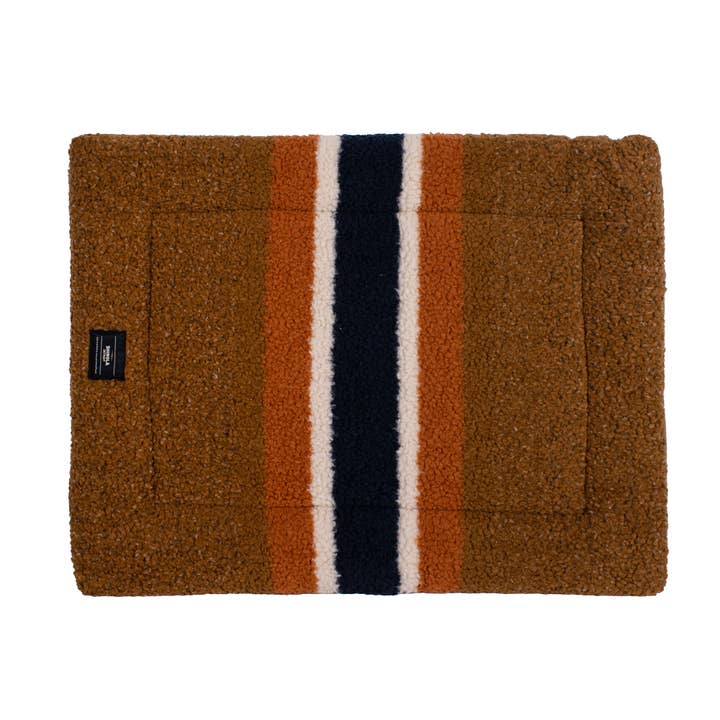 Carolina Pet Company - Wholesale Pet Bed - Dog - Shinola Pet Brown Rectangular Comfort Cushion Padded Dog Bed