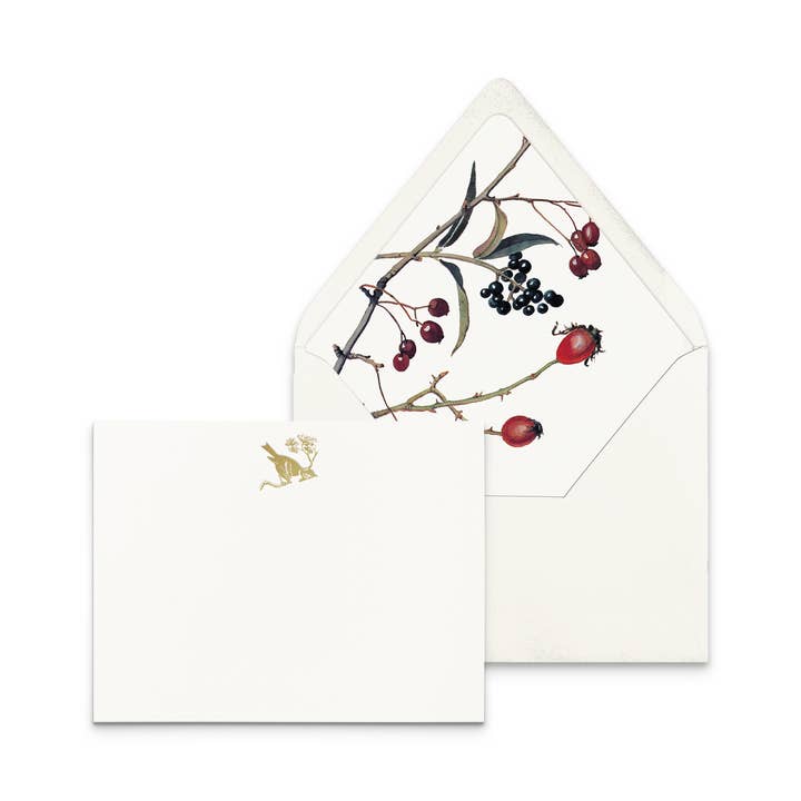 Birds & Berries | Stationery Set of 6 for wholesale by Ciarra Claire
