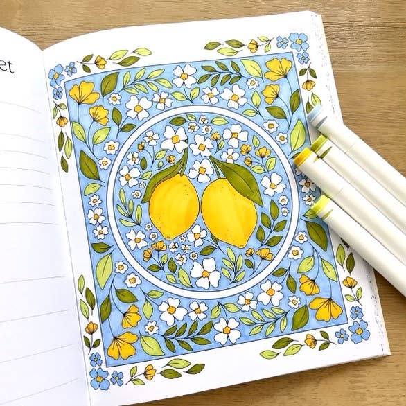 Elyse Breanne Design - Wholesale Coloring Book - Adult - The Good Life Coloring Book