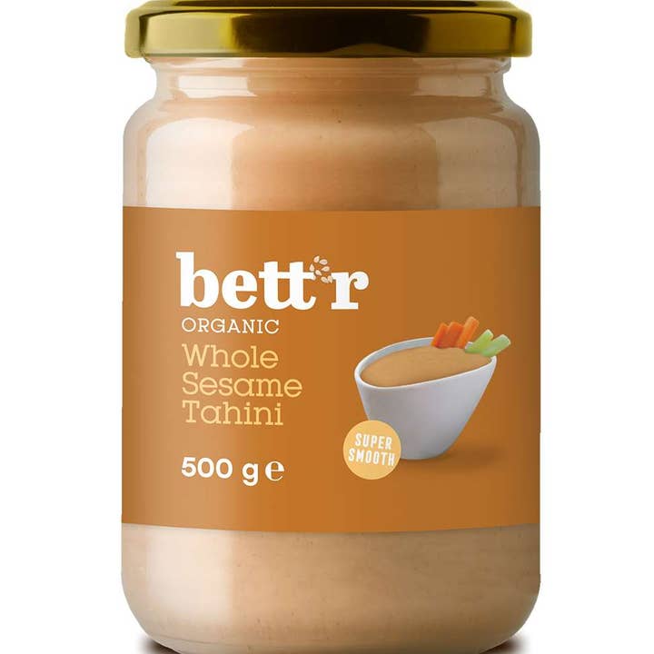 Bett'r - Vendita all'ingrosso Burro di frutta secca - Tahini integrali al sesamo, Bio, Bett'r, 500g