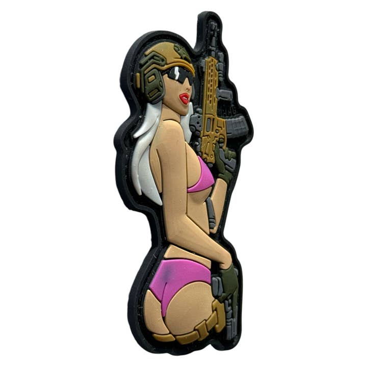 ARTPATCHES - Wholesale Patch - Tactical Pin-Up Girl V2 — PVC Patch1
