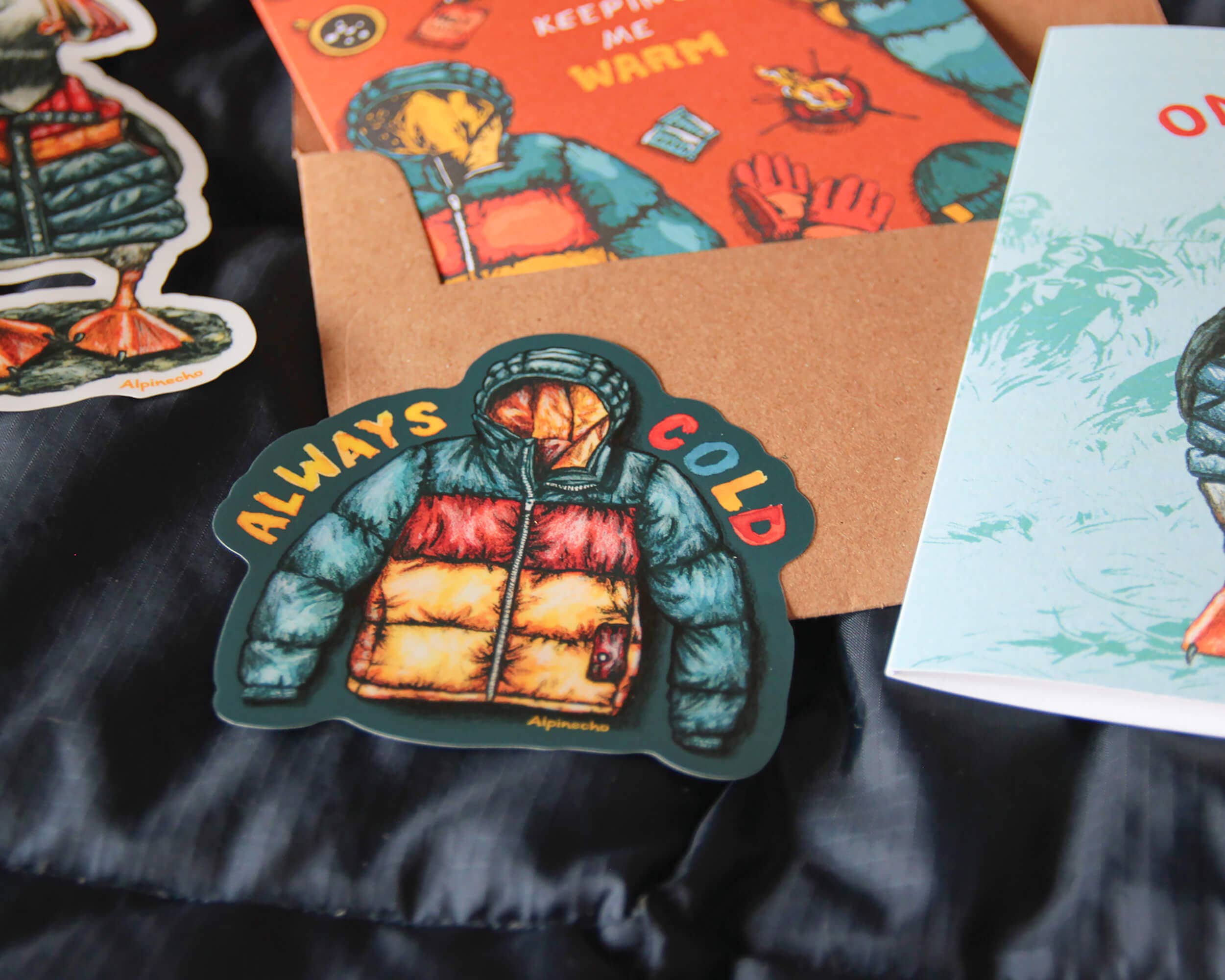 Alpinecho - Wholesale Sticker - Always Cold Sticker3